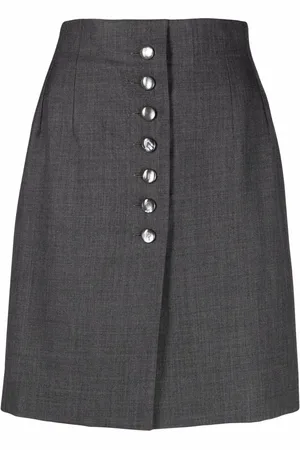 Dior 1990s front-button mini-skirt