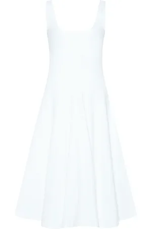 ROSETTA GETTY Scoop-neck flared dress
