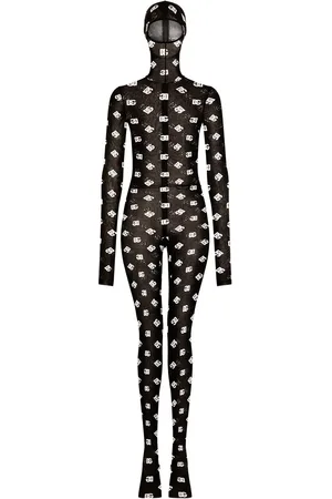 Dolce & Gabbana Logo-print hooded jumpsuit