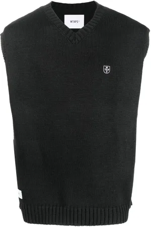 Wtaps V-neck ribbed knit vest