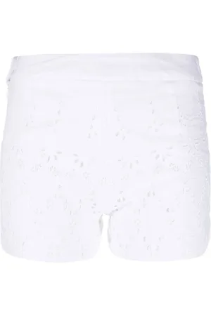 120% Lino Eyelet linen shorts