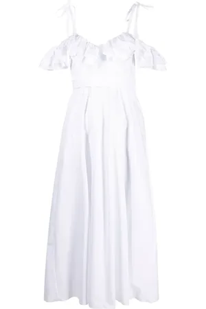 Giambattista Valli Off-shoulder ruffled midi dress