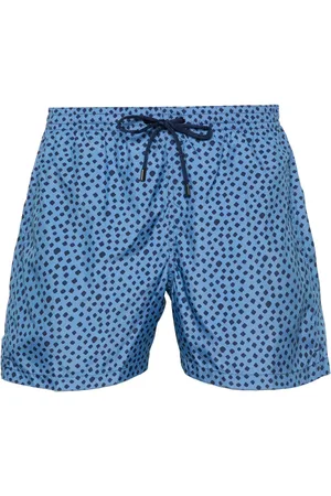 CANALI Polka-dot print swim shorts