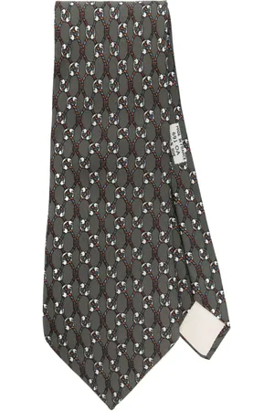 Hermès 2010s silk tie