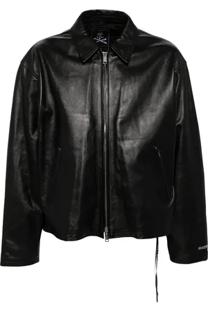 MASTERMIND Full-zip leather jacket