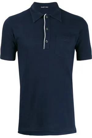 Helmut Lang Contrasting placket polo shirt