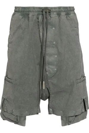11 BY BORIS BIDJAN SABERI Drop-crotch drawstring shorts