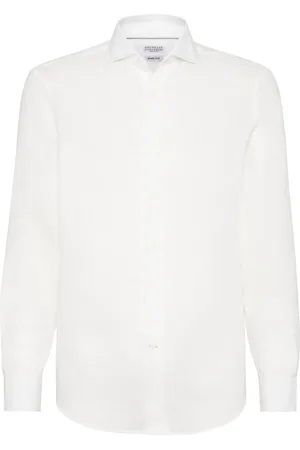 Brunello Cucinelli Buttoned-up linen shirt