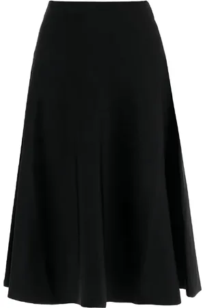 The Row Pleated midi skirt