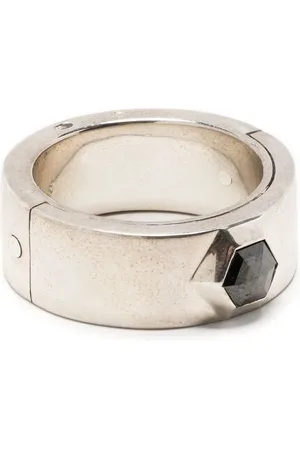 PARTS OF FOUR Sistema black diamond ring