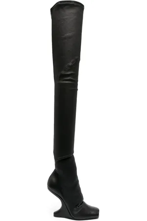 Rick Owens Cantilever 120mm above-knee boots