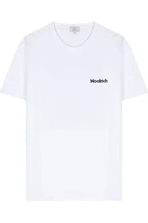 Woolrich Logo-rubberised cotton T-shirt