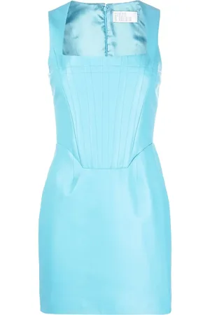 GIUSEPPE DI MORABITO Square-neck sleeveless dress
