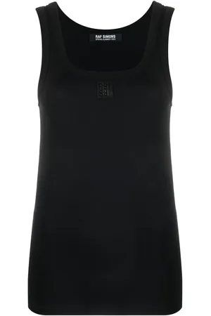 RAF SIMONS Scoop-neck sleeveless top