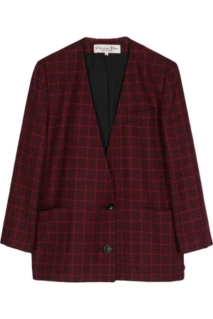 Dior Checked single-breasted blazer