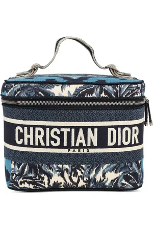 Dior 2020 leaf-jacquard vanity bag