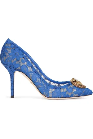 Dolce & Gabbana Embellished lace pumps