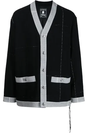 MASTERMIND Embroidered-logo cardigan
