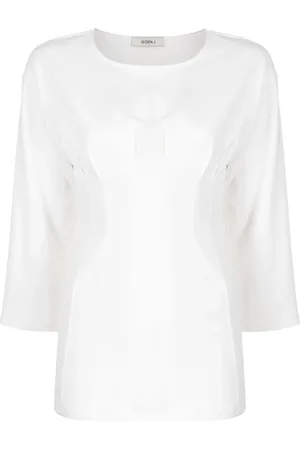 GOEN.J Round-neck stretch-design jersey