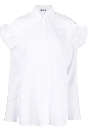MATICEVSKI Ruched oversized shirt