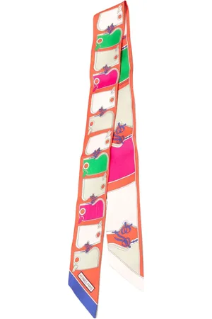 Hermès 20th Century Camalis Silk Twilly Scarf scarves