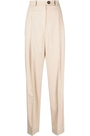 Peter Do Pleat-detailing button-fastening tapered trousers