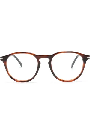 DB EYEWEAR BY DAVID BECKHAM Round-frame clear-lenses sunglasses