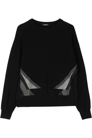 UNDERCOVER Contrast-panel cotton sweatshirt