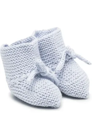 PATACHOU Bow-detail knitted pre-walkers