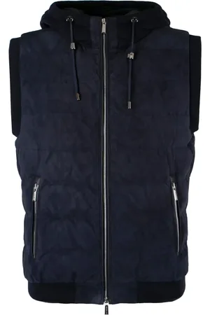 MOORER Vermeer hooded gilet