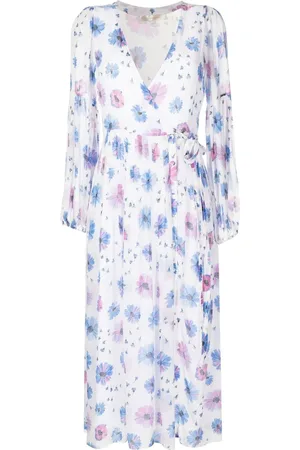LOVESHACKFANCY Floral-print wrap dress