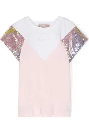 PUCCI Junior Logo-print cotton blend T-shirt
