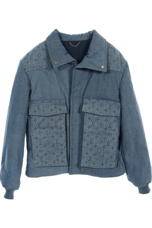 LOUIS VUITTON 2010s Monogram Shadow denim jacket