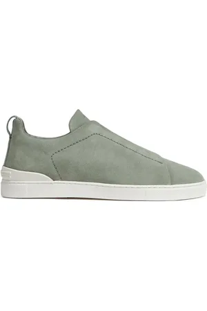 Ermenegildo Zegna Triple Stitch suede sneakers