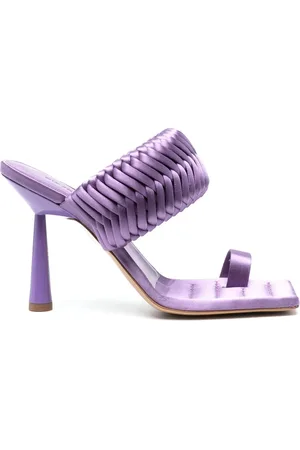 Gia Borghini 110mm woven square-toe sandals