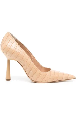 Gia Borghini Balantine 100mm crocodile-effect pumps