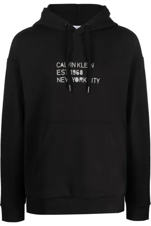 Calvin Klein Logo-print cotton hoodie