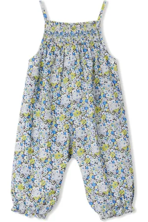BONPOINT Lilisy floral-print cotton romper