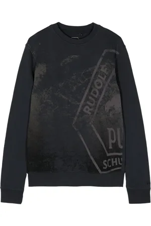 PUMA Graphic-print cotton-blend sweatshirt