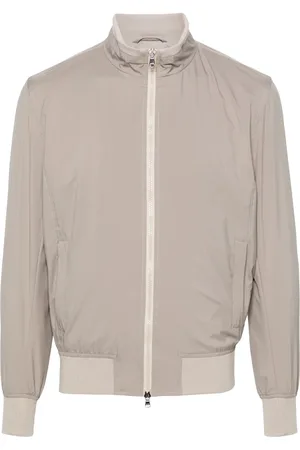 BARBA Fox zip-up bomber jacket