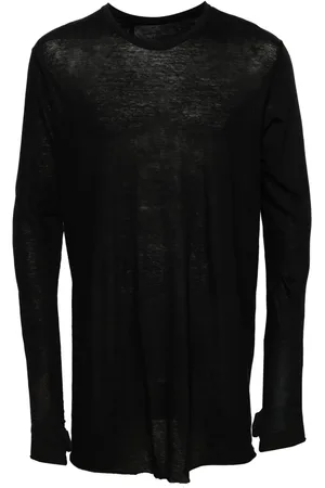 11 BY BORIS BIDJAN SABERI Crew-neck long-sleeve T-shirt