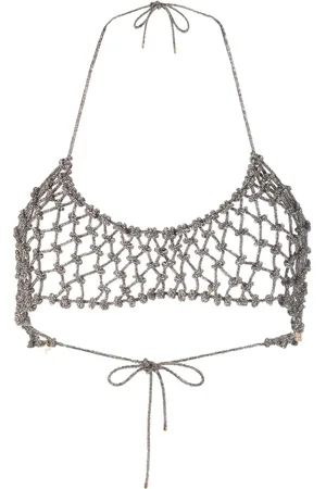 ROSANTICA Nodi crystal-embellished bra