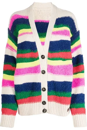 Dsquared2 Striped brushed cardigan