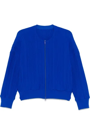 PLEATS PLEASE ISSEY MIYAKE Crepe Knit jacket