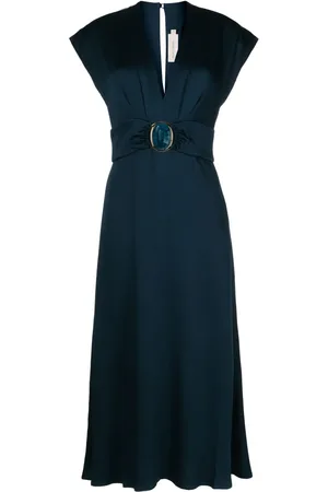 Silvia Tcherassi Emmeline gemstone-detail midi dress
