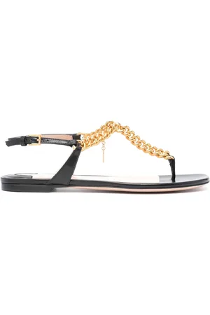 Tom Ford Chainlink-strap leather sandals