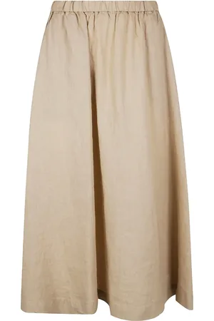 Aspesi Linen midi skirt