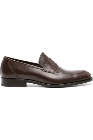 Fratelli Rossetti Penny-slot polished leather loafers