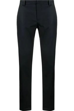 PT Torino Mid-rise tailored cotton-blend trousers