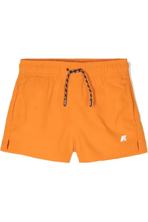 K-Way Hazel logo-patch swim shorts